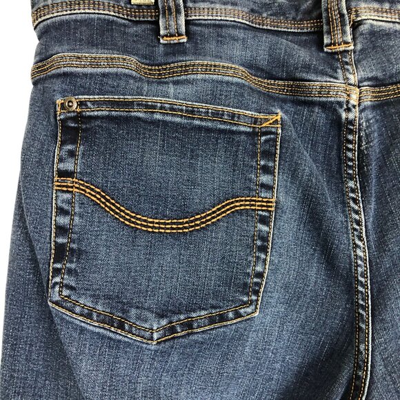 Carhartt Relaxed Fit Jasper Jeans Sz 16 Short Dark Wash Cotton Blend 16 x 30 - Picture 7 of 12